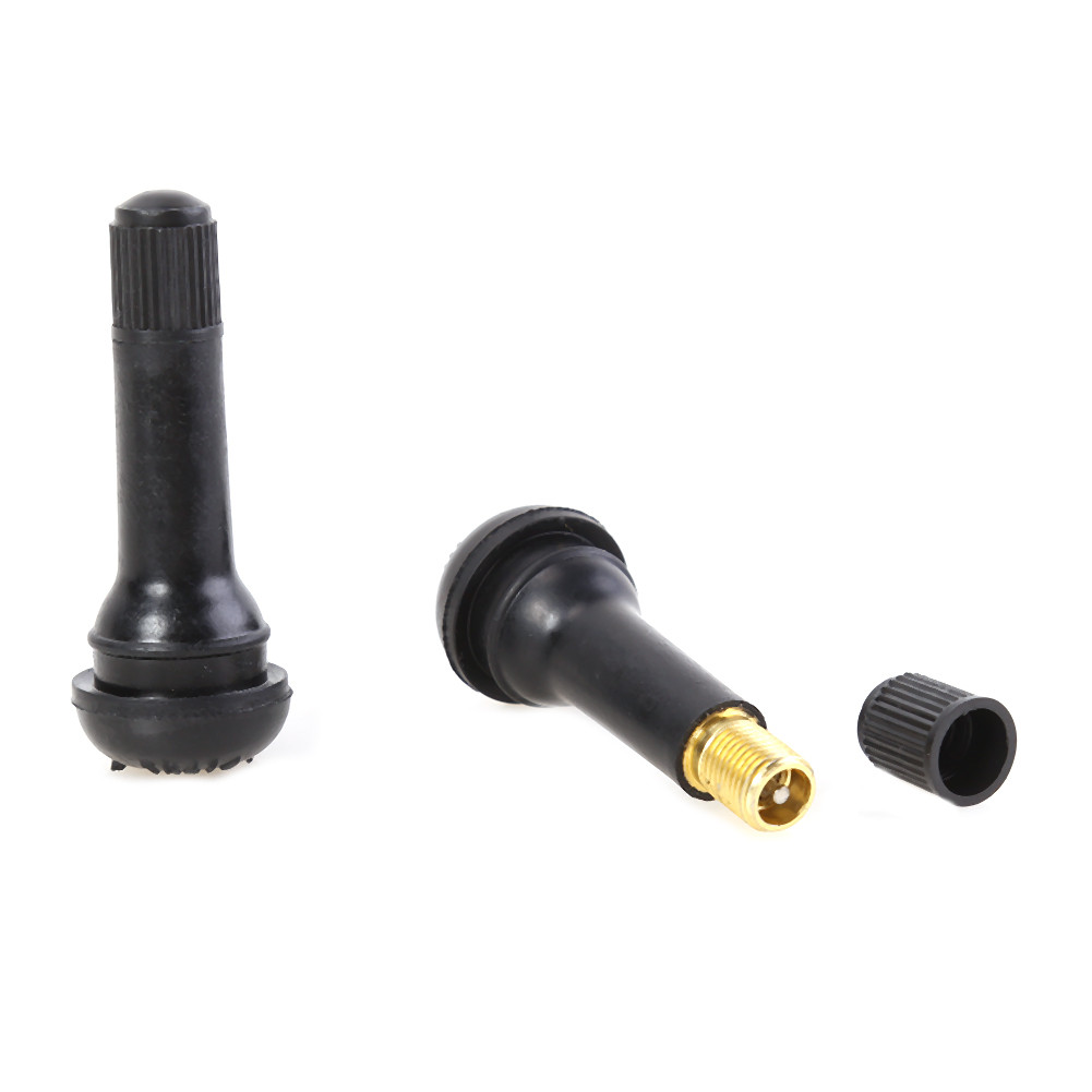100pcs TR-414 Snap In Rubber Valve Stems TR414 Tyre Tire Valves with ...
