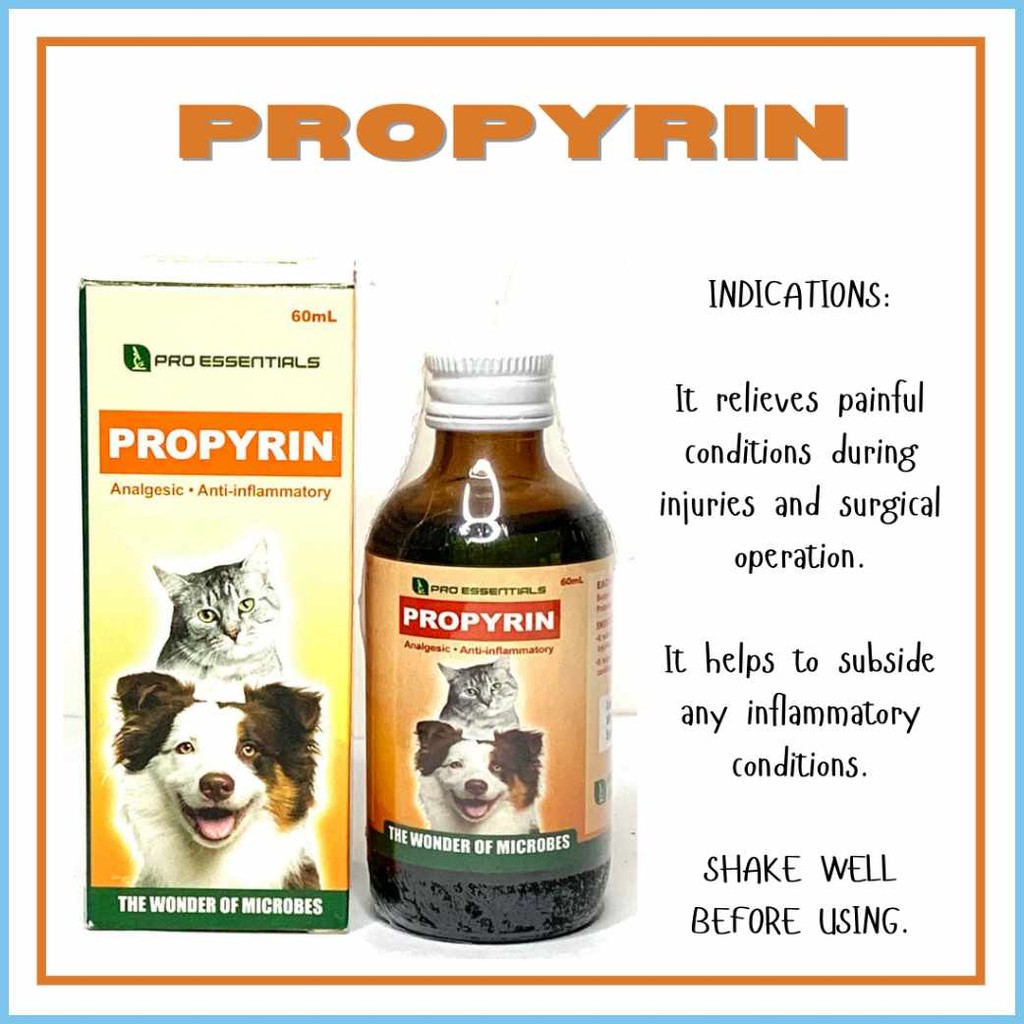 [VET>yUSUPPORT]{cg?Propyrin^t/Analgesic$h/OTC$F/Fever$P:Wound%m ...