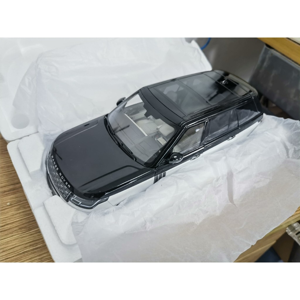 1/18 LCD Land Rover Range Rover 2020 Alloy Simulation Car Model White ...
