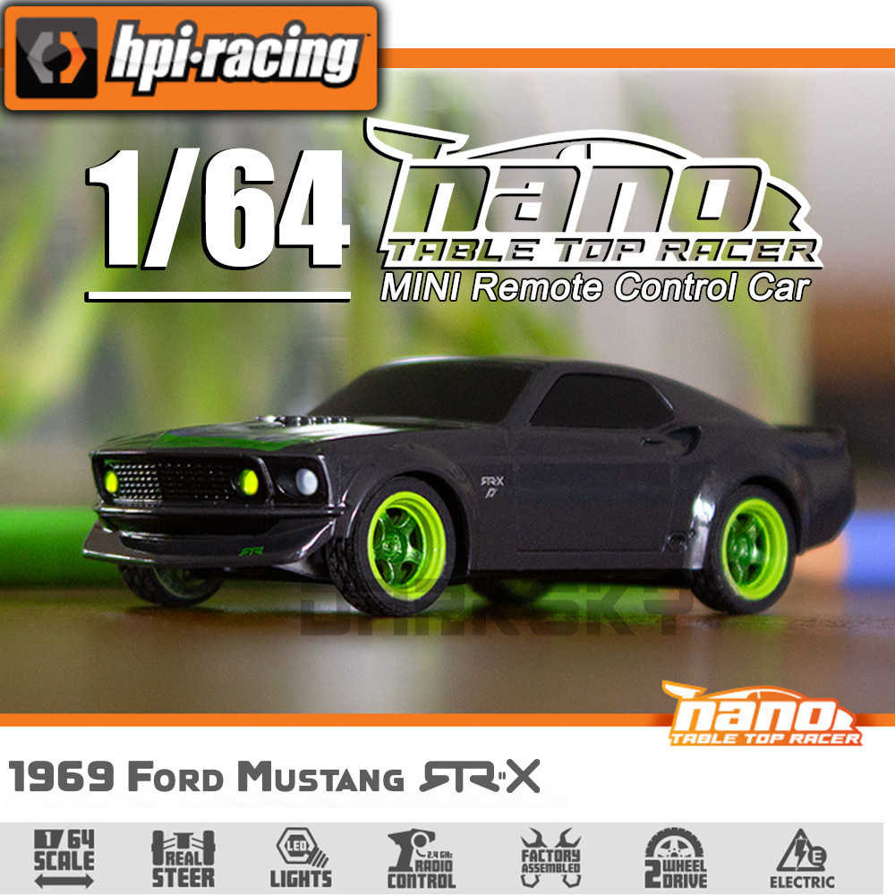 HPI 160980 NANO-TTR 1/64 MINI RC Remote Control On-road Car Desktop ...