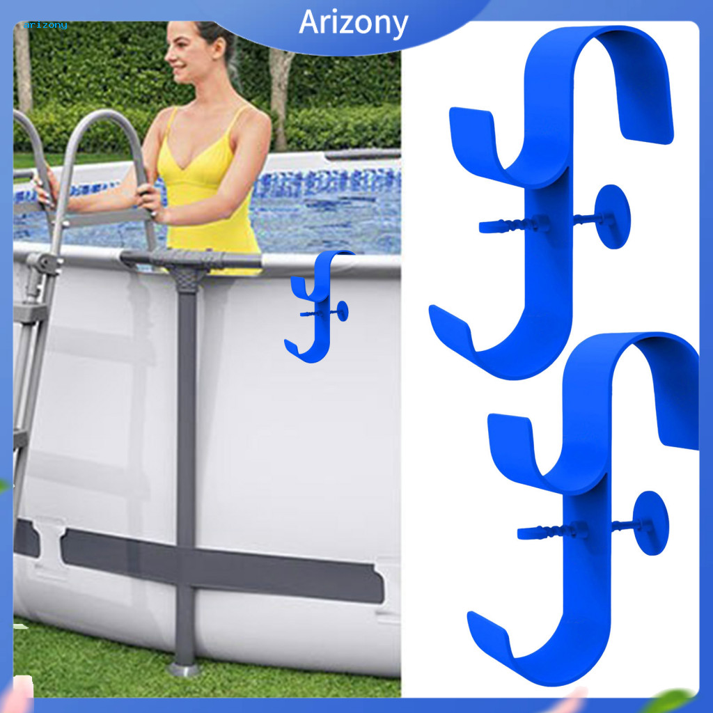 《penstok》 Pool Brush Holder Pool Hook Convenient Pool Pole Hanger for ...