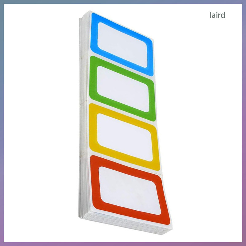 Blank Classification Adhesive Name Tag Decal Sticker Tags Stickers Self ...