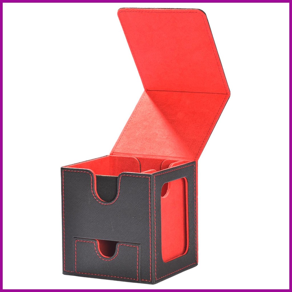 Card Deck Box Deck Case Card Storage Display Box with Dividers ...
