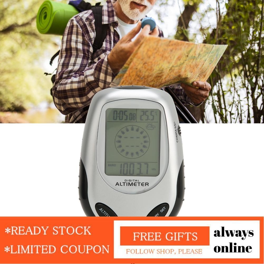 Alwaysonline Electronic Dial Digital LCD Altimeter Compass Barometer ...