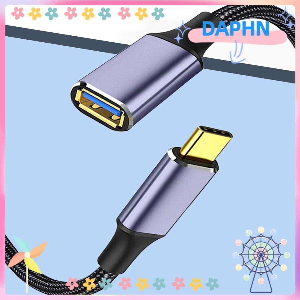 DAPHS Type-C to USB 3.0 A Cable, Male to Female Keyboard Mouse ...