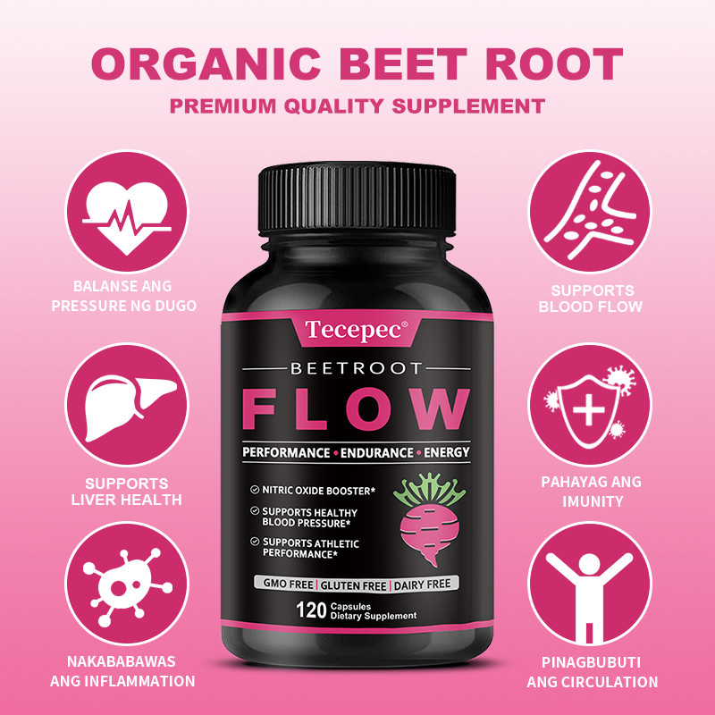 Beetroot Powder Supplement Capsules - Supports Healthy Brain Function ...