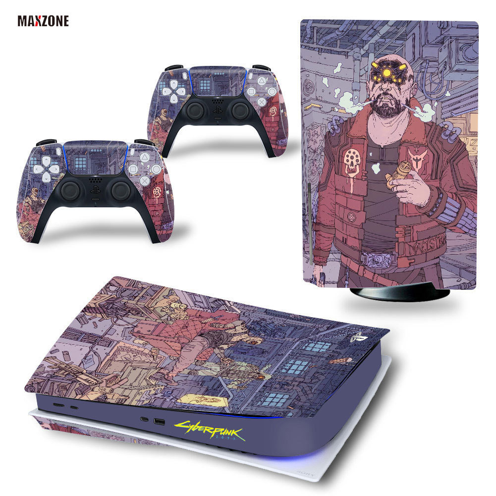 MAXZONE PS5 Host Film Vinyl Sticker Decal Cover for Console and 2 ...