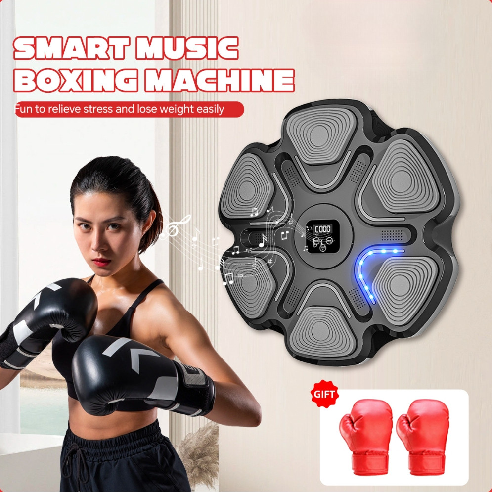 Smart music boxing machine electronic boxing response target beat ...