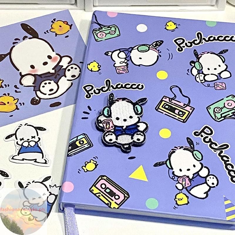 FHPH Cute Cartoon Pochacco Notebook Students Hard Shell Coloring Page ...