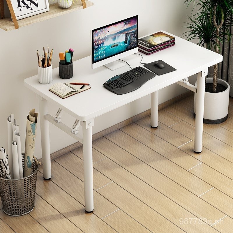 Folding Table Computer Desk Simple Small Apartment Dining Table Desk ...