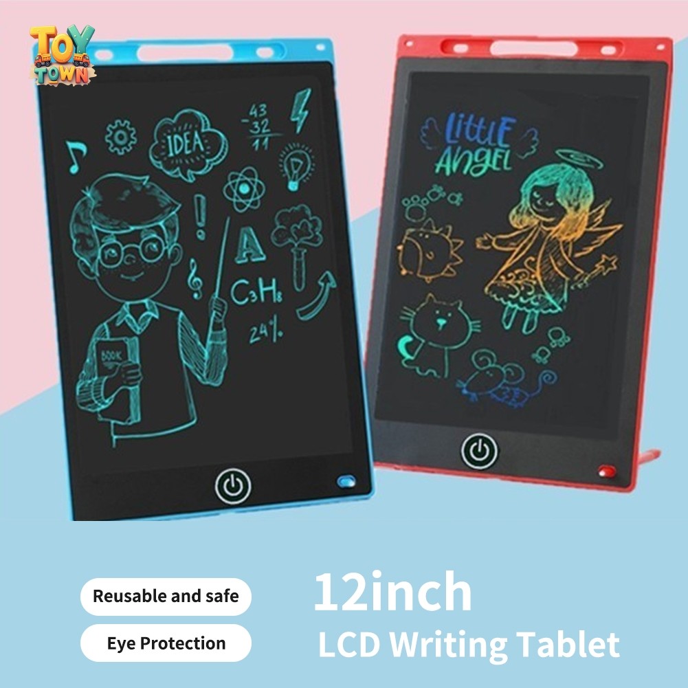 12 Inch LCD Writing Tablet Writing Board Drawing Portable Write Pad For ...