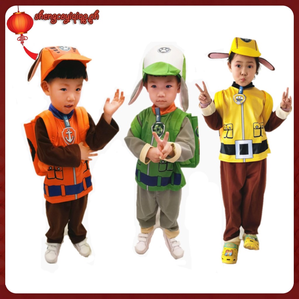 Paw Patrol Costume di Halloween Lookout Chase Skye Marshall