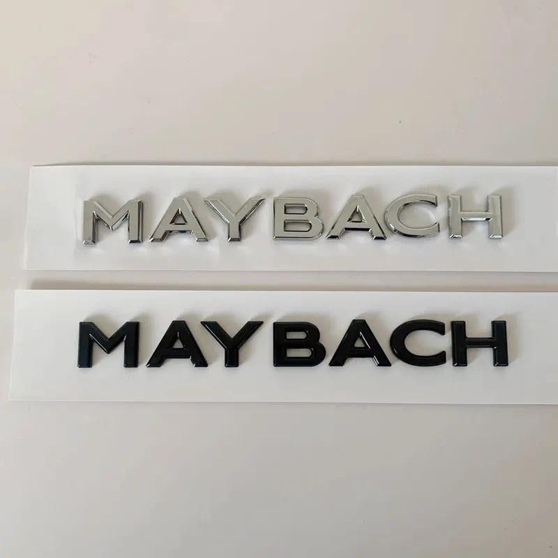 MAYBACH letter logo car stickers for Mercedes-Benz MAYBACH S400L rear ...