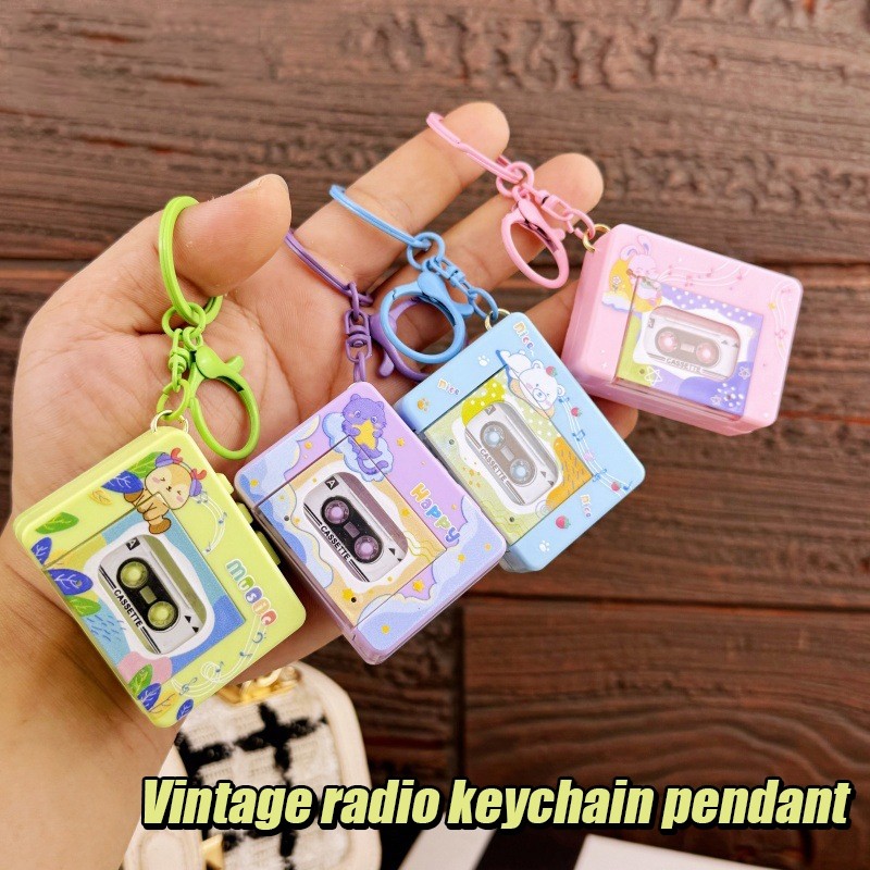 Vintage Radio Keychain Nostalgic Gift Cute Collectible Toy For Kids ...