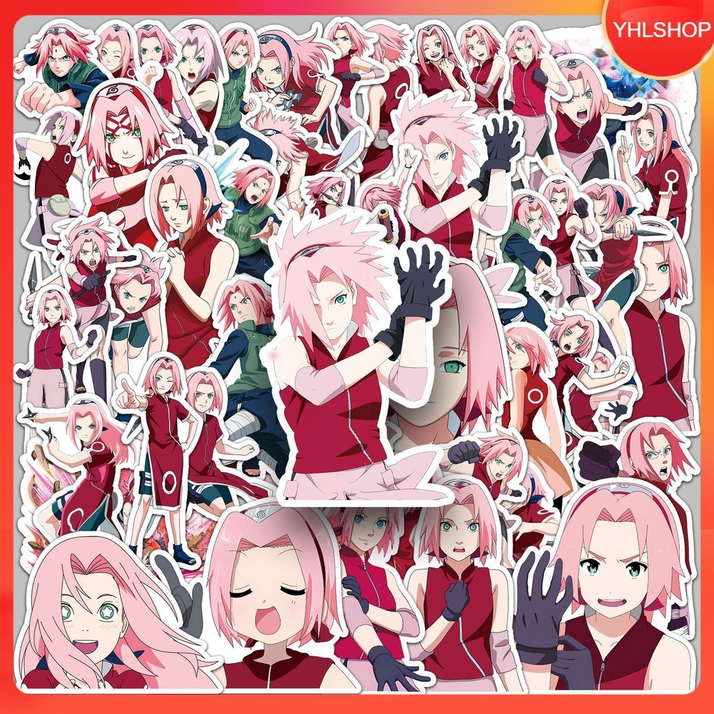 Sent From Thailand 50 Designs Haruno Sakura sticker Naruto Japan manga ...