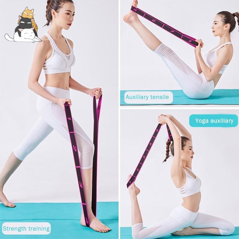 Elastic Band, Fitness Band, Leg Stretch, High Elasticity, 8 Levels Of ...