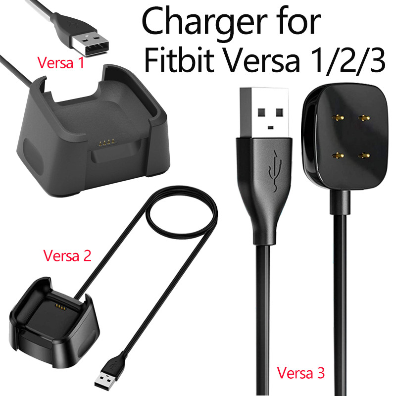Replacement USB Charger Charging Cable Dock Cradle For Fitbit Versa 4/Versa 3/Sense Smartwatch - View #7