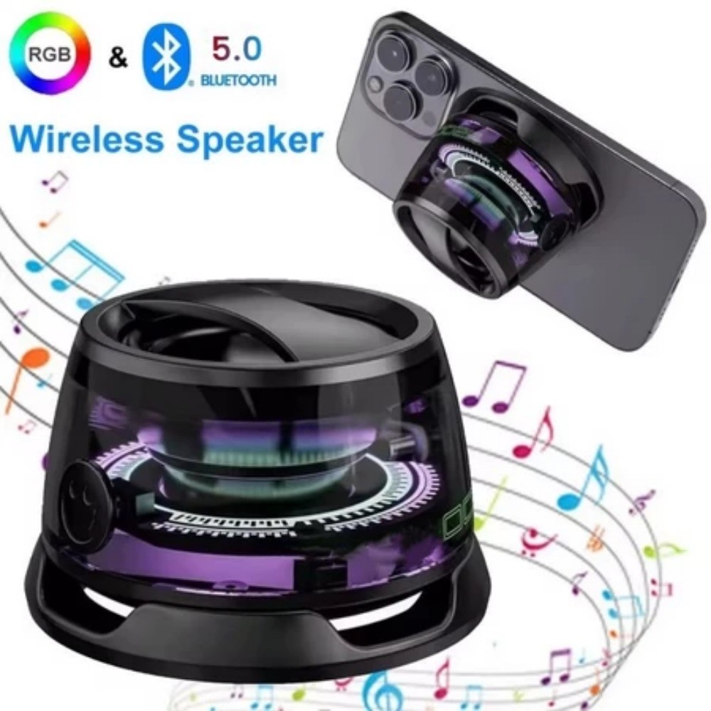 G200 RGB Wireless Bluetooth Mini Magnetic Speaker Portable Stereo Bass ...