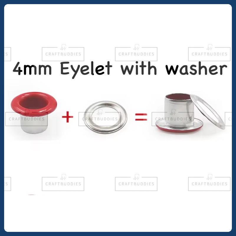cb.ph 4mm Eyelet with washer (100pairs/pack) | Shopee Philippines
