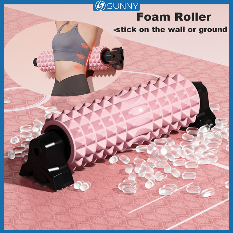 SunnyFit Foam Roller 3D EVA Yoga Roller Suction Cup Deep Tissue Massage ...