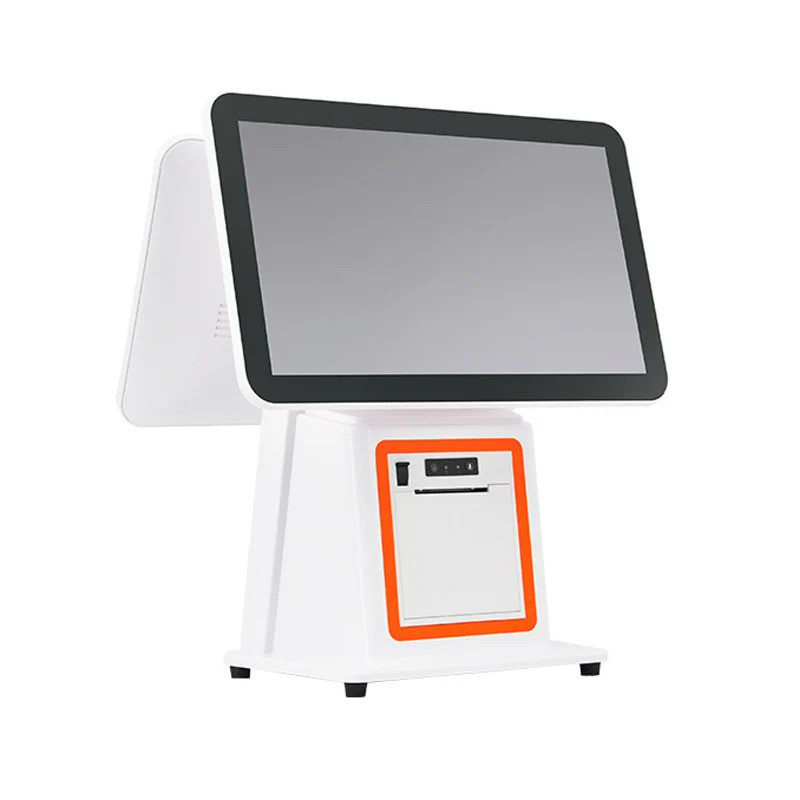 15.6 inch Single Dual Touch Screen Cash Register POS Terminal Ordering ...