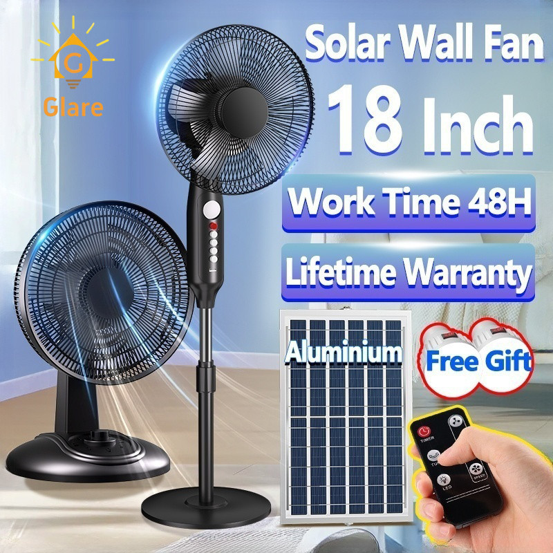 Shop electric fan solar with electric charger for Sale on Shopee ...