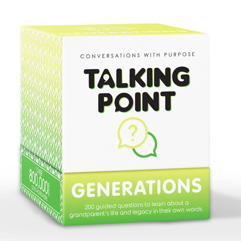 Cards Game Talking Point Generations 200 Intergenerational Conversation ...