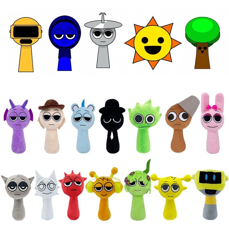 Sprunki Incredibox Sprunki plush toy Sprunki gift for kids | Shopee ...