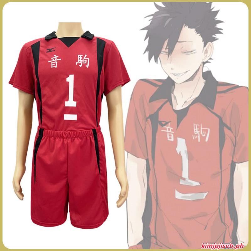 Kozume Kenma Nekoma High School Black Suit Party Carnival Halloween Cosplay Costume