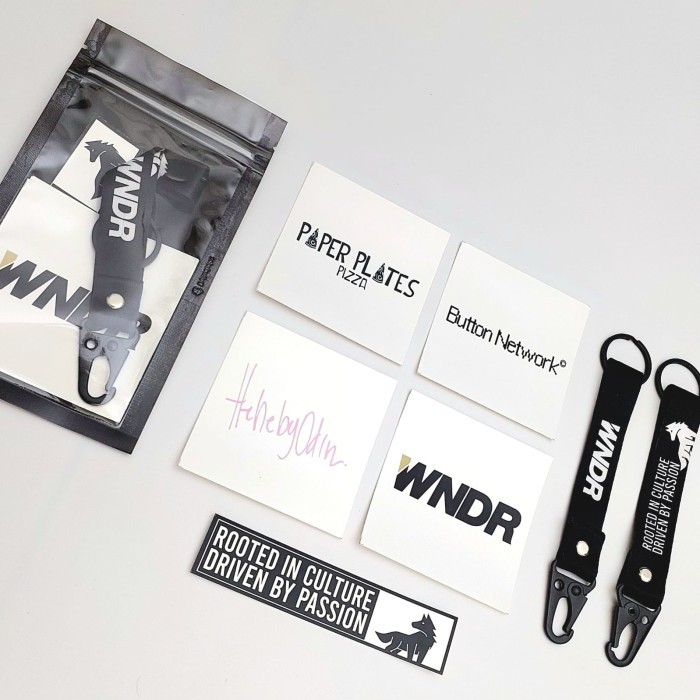 Wndr exclusive release keychain & sticker pack | Shopee Philippines