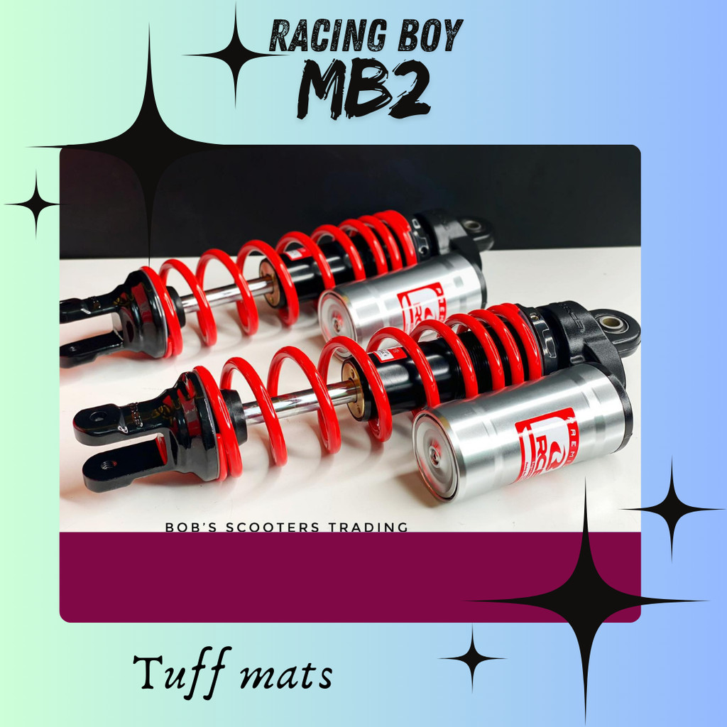 Racing boy RCB mb2 series nmax v1 330mm rear shock absorber | Shopee ...