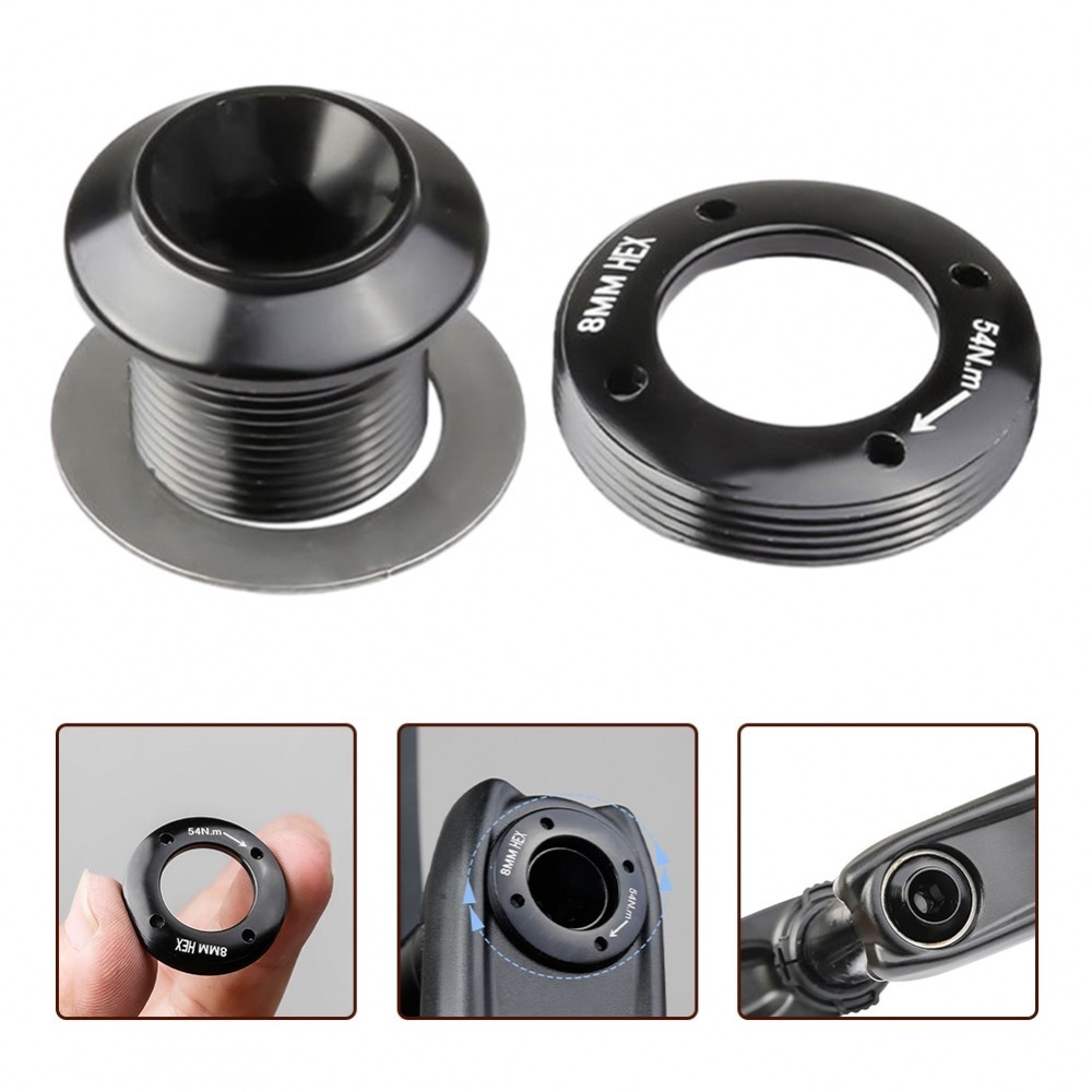 Bike Adapter Product Name Anodized Self Extracting Cap Cover DUB Crank ...