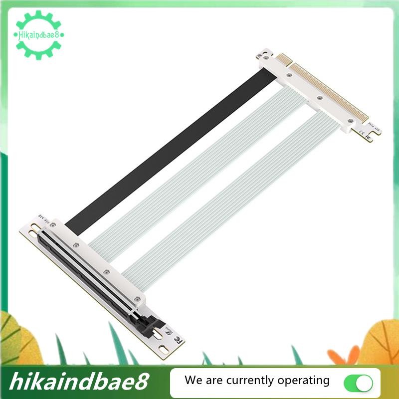 [hIkAi] PCI-E 5.0 X16 Riser Cable Graphics Card Extension Cable 90 ...