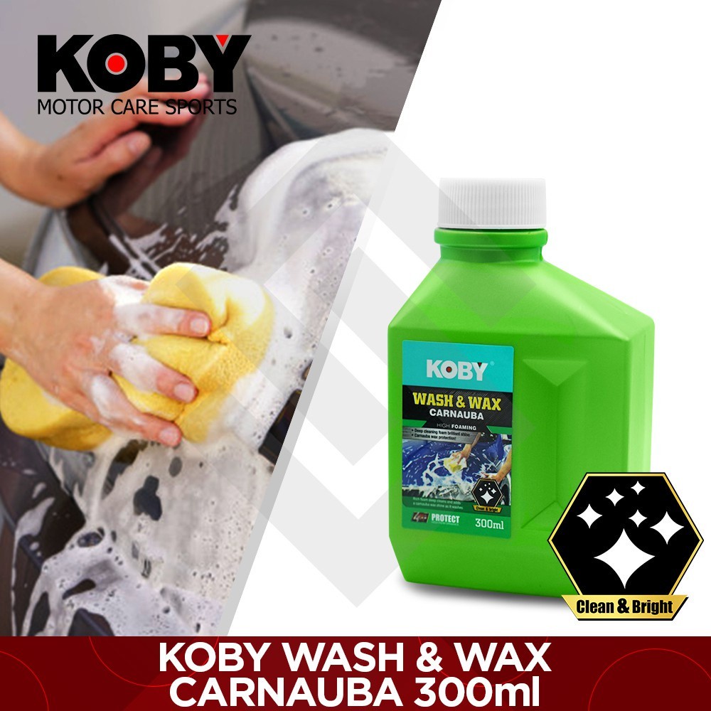Koby Motorcycle Wash & Wax - Carnauba High Foam Cleaner (300ml ...