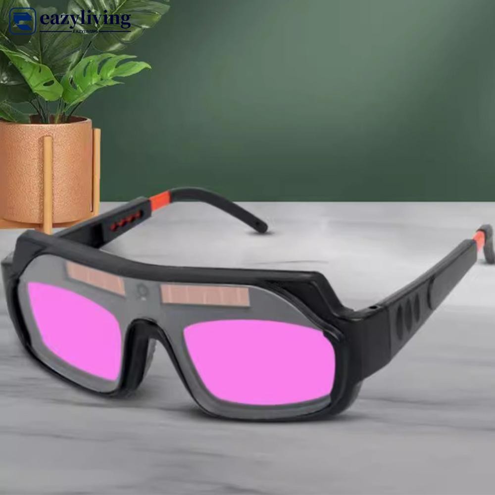EAZYLIVING Protective Glasses Solar Automatic Dimming Welding Mask Auto ...