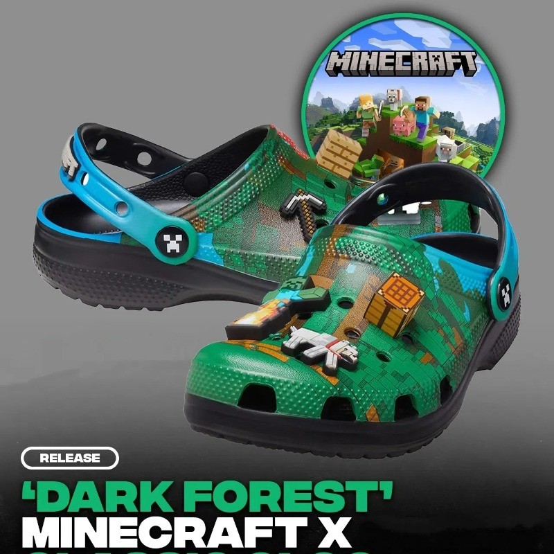 cross Minecraft classic clog Non-Slip Beach sandal with LED Charms SIZE ...