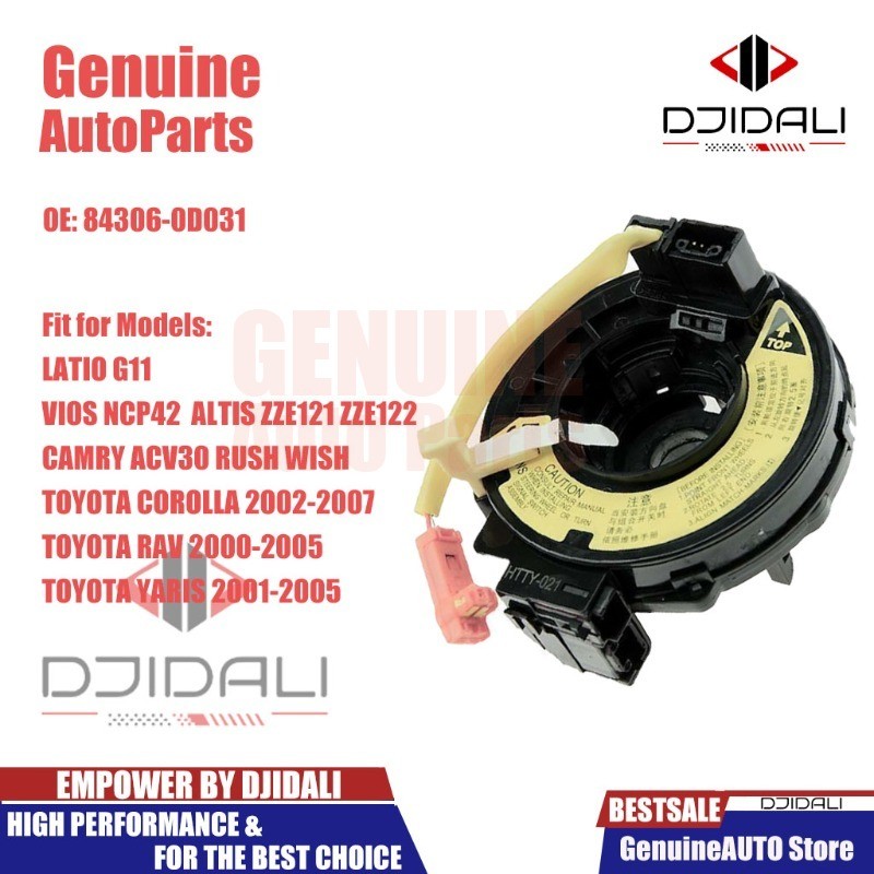 NEW WISH AIR BAG CLOCK SPRING FOR TOYOTA YARIS VIOS NCP42 ALTIS ZZE121 ...
