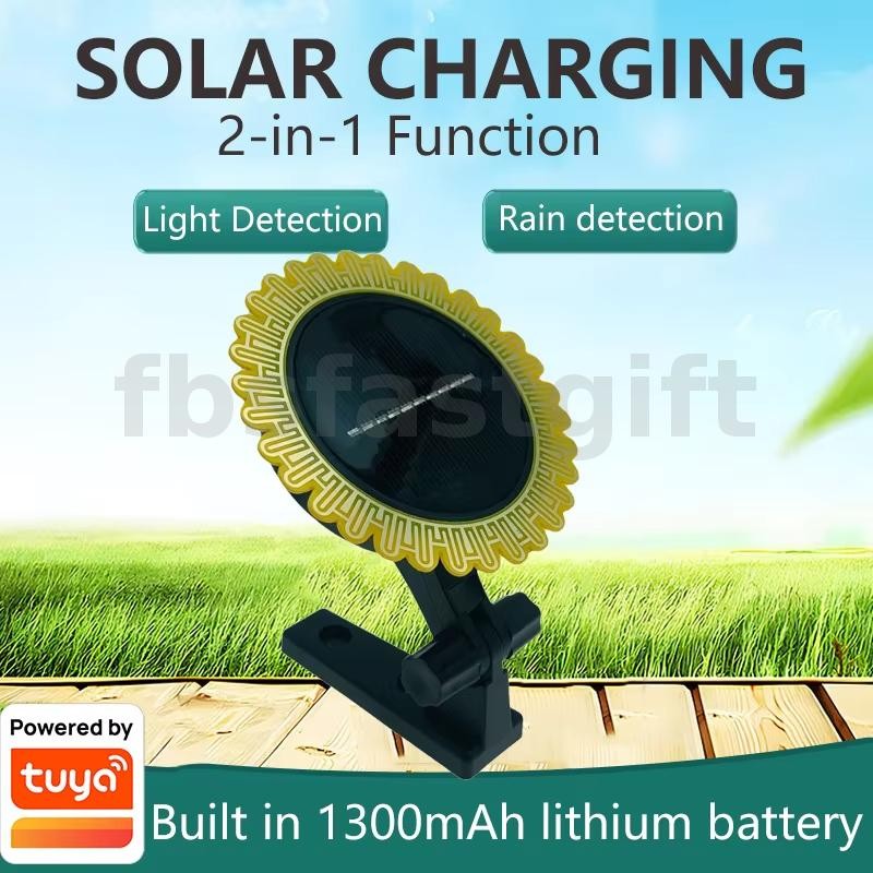 Tuya Smart Zigbee Sunlight Rain Sensor Solar Charging Real-time ...