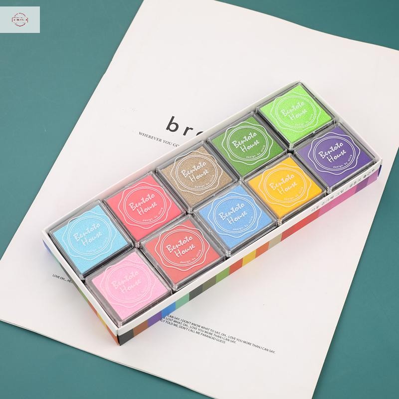 Sun 20PCS Giant Ink Pads Multi-colored Stamp Pads for DIY Craft ...
