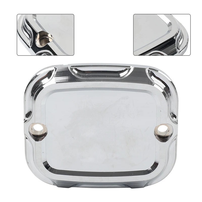 Chrome Front Brake Master Cylinder Cover For 2006-2014 Harley-Davidson Softail Models