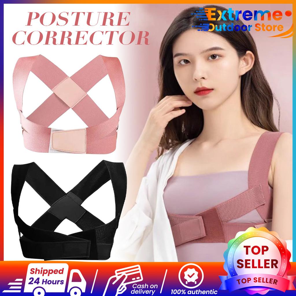Back Posture Corrector Shoulder Adjustable Correction Posture Sports ...