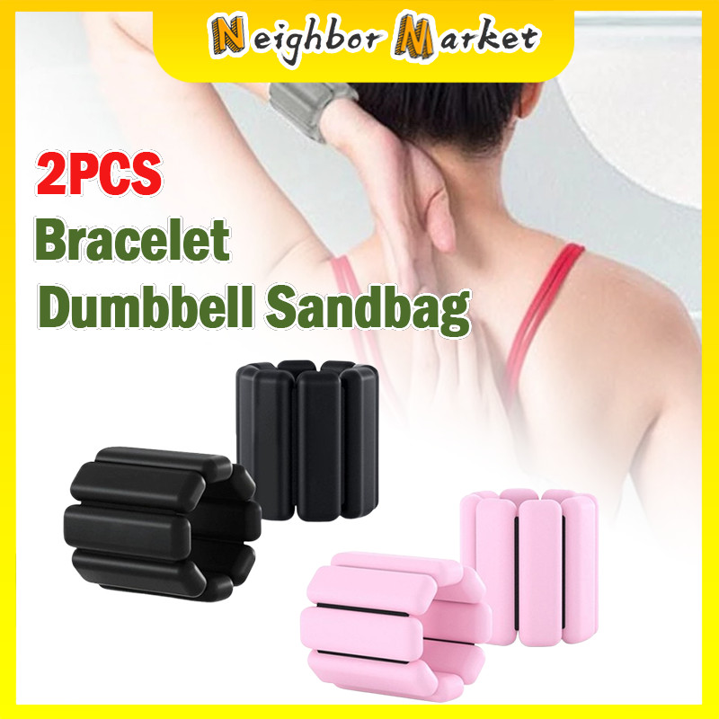 1KG Weighted Bangle Adjustable Yoga Exercise Fitness Wrist Weight Loss ...