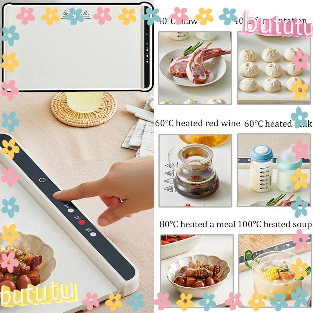 BUTUTU Food Electric Warming Tray, Fast Heating Adjustable Temperature ...