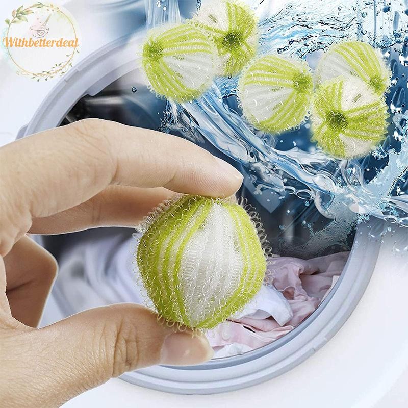 Withbetter 6Pcs Washing Machine Hair Filter Floating Fur Lint Hair ...
