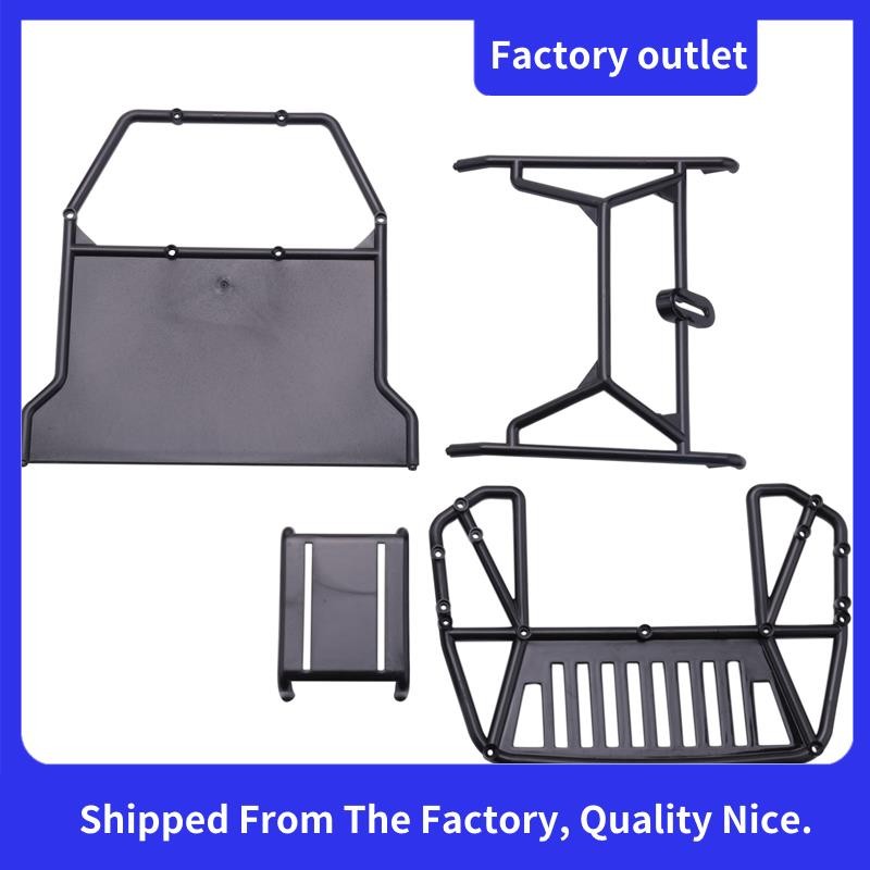 RC Car Body Cab & Back-Half Cage for 1/10 RC Crawler TRX4 Axial SCX10 ...