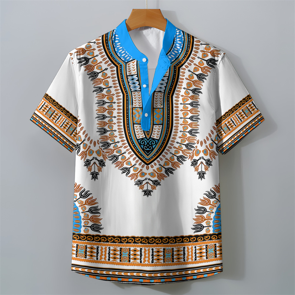 Philippine Ethnic Barong Clothing 3D Digital Pattern Printed Stand Up ...