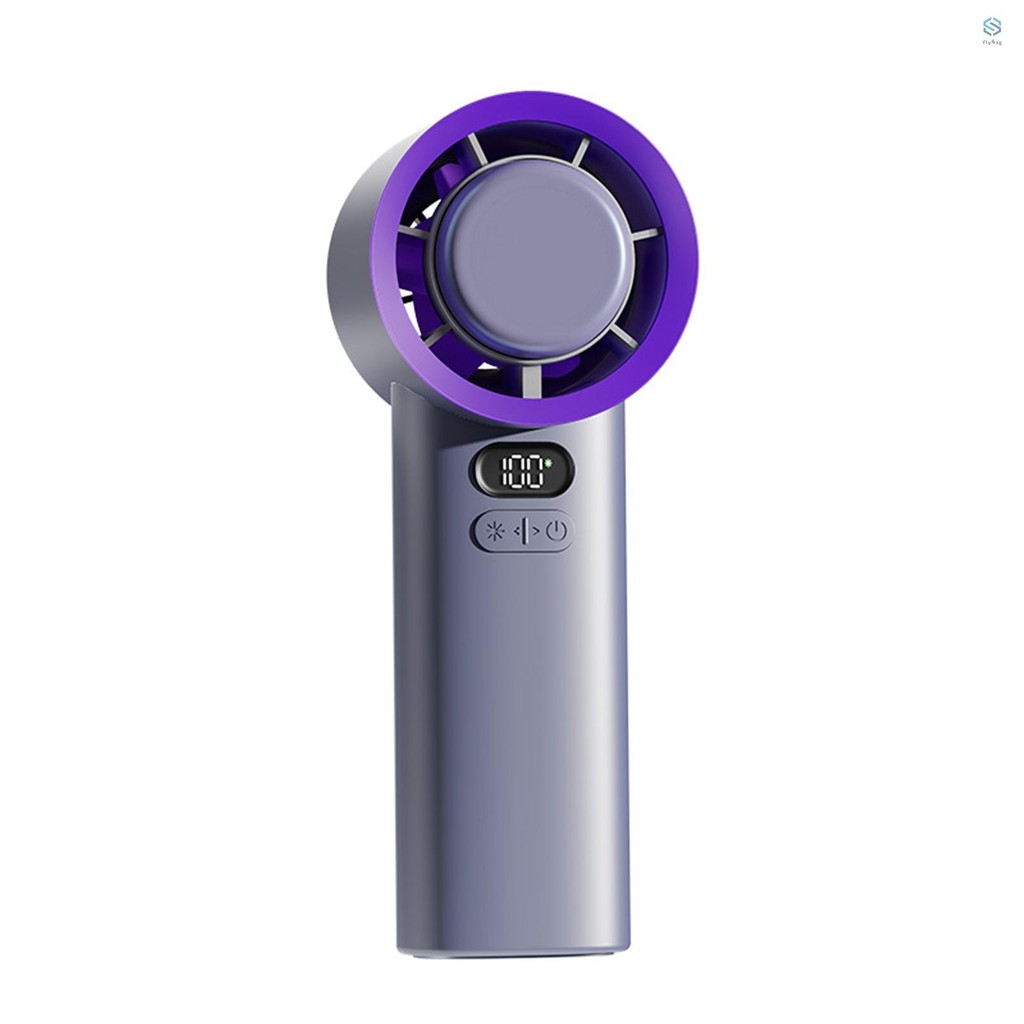 USB Rechargeable Mini Cooling Fan Handheld Desktop 3600mAh Battery 100 ...