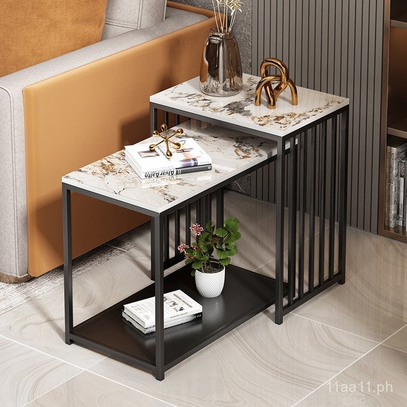 Living Room Sofa Side Table Small Coffee Table Square Side Cabinet ...
