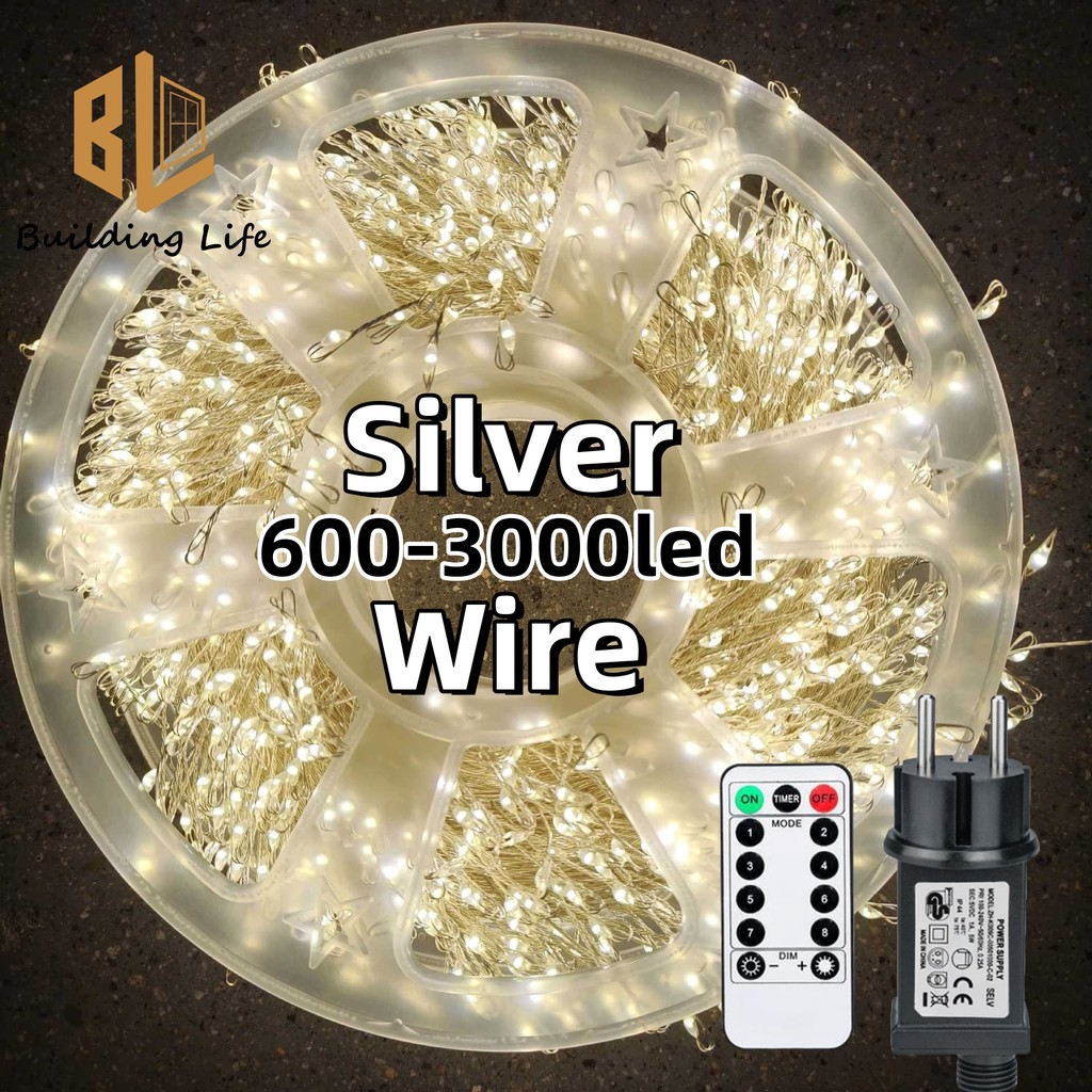 2026 Raya 20~100m LED Christmas Firecracker Fairy Lights Plug in With ...