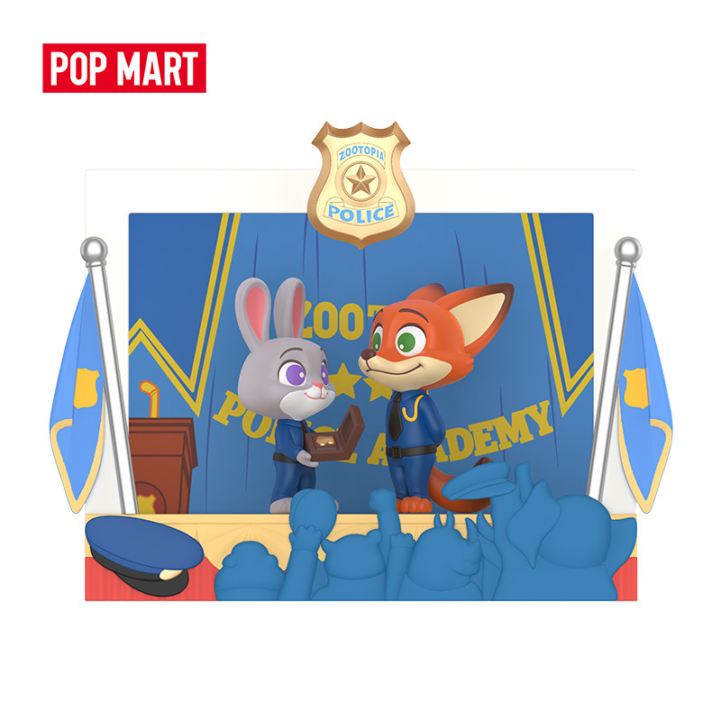 POP MART Zootopia Highlight Moment Series Scene Sets Blind Box Action ...